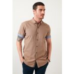Buratti CF21S112546 Toprak Erkek Gömlek