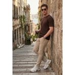 Buratti Dar Kalıp Düşük Bel Dar Paça Kot Pantolon Erkek Kot Pantolon 1115C68NAPOLI - Bej - 33 / 32