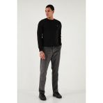 Buratti Normal Bel Regular Fit Düz Paça Kadife Pantolon Erkek Kadife Pantolon 645MERLIN - Gri - 58