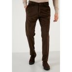 Buratti Normal Bel Regular Fit Düz Paça Kadife Pantolon Erkek Kadife Pantolon 645MERLINW4 - Kahve - 56