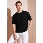 Buratti Pamuk Karışımlı Bisiklet Yaka Regular Fit T Shirt Erkek T SHİRT CF24S218001