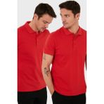 Buratti Pamuk Regular Fit Düğmeli 2'li Paket Polo Yaka T Shirt Erkek POLO YAKA T SHİRT 5902127S2 - Kırmızı - Kırmızı