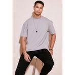 Buratti Pamuklu Bisiklet Yaka Relaxed Fit Basic T Shirt Erkek T Shirt 5902610 - XL - Kül Rengi