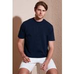 Buratti Pamuklu Bisiklet Yaka Relaxed Fit Basic T Shirt Erkek T Shirt Babalar Günü Özel 5902610