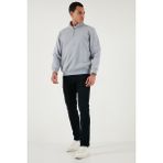 Buratti Pamuklu Normal Bel Regular Fit Boru Paça Jeans Erkek Kot Pantolon 2211C05PARMA - Koyu Lacivert - 30 / 32