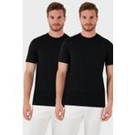 Buratti Pamuklu Regular Fit 2'li Basic T Shirt Erkek T SHİRT Babalar Günü Özel 59020202