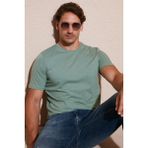 Buratti Pamuklu Regular Fit Bisiklet Yaka T Shirt Erkek T Shirt 59020204 - Elma Yeşili
