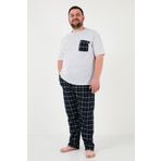 Buratti Pamuklu Regular Fit Büyük Beden Pijama Takımı Erkek PİJAMA TAKIMI 6572002B