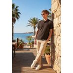 Buratti Pamuklu Regular Fit Düğmeli Polo Yaka T Shirt Erkek Polo Yaka T Shirt 5902127 - Kahve - 2XL