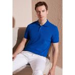 Buratti Pamuklu Regular Fit Düğmeli Polo Yaka T Shirt Erkek Polo Yaka T Shirt 5902739 - 2XL - Saks