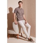 Buratti Pamuklu Regular Fit Düğmeli Polo Yaka T Shirt Erkek Polo Yaka T Shirt 5902739 - 2XL - Vizon