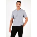 Buratti Pamuklu Regular Fit Fermuarlı Polo Yaka T Shirt Erkek Polo T Shirt 5902738 - XL - Açık Gri