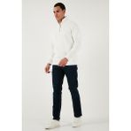Buratti Pamuklu Regular Fit Normal Bel Boru Paça Jeans Erkek Kot Pantolon 2203C09PARMA - Lacivert - 32 - 34