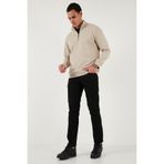 Buratti Pamuklu Regular Fit Normal Bel Boru Paça Jeans Erkek KOT PANTOLON 2211C01PARMA