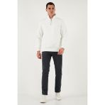 Buratti Pamuklu Regular Fit Normal Bel Boru Paça Jeans Erkek Kot Pantolon 2211C40PARMA - Antrasit - 30 / 32