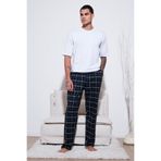Buratti Pamuklu Regular Fit Normal Bel Düz Paça Cepli Pijama Altı Erkek PİJAMA ALTI 6574003