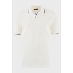 Buratti Pamuklu Regular Fit Şerit Detaylı Polo Yaka T Shirt Erkek Polo Yaka T Shirt 5902964 - Beyaz - 2XL