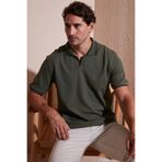 Buratti Pamuklu Regular Fit Şerit Detaylı Polo Yaka T Shirt Erkek POLO YAKA T SHİRT Babalar Günü Özel 5902964