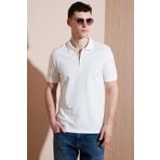 Buratti Pamuklu Regular Fit Yarım Fermuarlı Polo Yaka T Shirt Erkek Polo Yak T Shirt Babalar Günü Özel 5903008