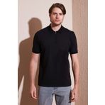Buratti Pamuklu Regular Fit Yarım Fermuarlı Polo Yaka T Shirt Erkek POLO YAKA T SHİRT Babalar Günü Özel 5901029