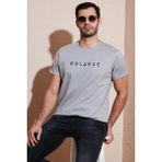 Buratti Pamuklu Slim Fit Bisiklet Yaka T Shirt Erkek T Shirt 541BALANCE - Açık Gri
