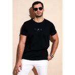 Buratti Pamuklu Slim Fit Bisiklet Yaka T Shirt Erkek T SHİRT 541FOLLOW - Siyah