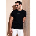 Buratti Pamuklu Slim Fit Bisiklet Yaka T Shirt Erkek T SHİRT 541IFIT - Siyah - XXL