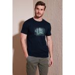 Buratti Pamuklu Slim Fit Bisiklet Yaka T Shirt Erkek T Shirt 646R8120 - Lacivert