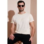 Buratti Pamuklu Slim Fit Bisiklet Yaka T Shirt Erkek T SHİRT Babalar Günü Özel 541TACTICAL