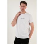 Buratti Pamuklu Slim Fit Bisiklet Yaka T Shirt Erkek T SHİRT Babalar Günü Özel 541WIND