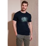 Buratti Pamuklu Slim Fit Bisiklet Yaka T Shirt Erkek T SHİRT Babalar Günü Özel 646R8120