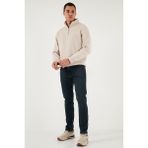 Buratti Pamuklu Slim Fit Yüksek Bel Dar Paça Jeans Erkek Kot Pantolon 3300C45TOKYO - Mavi - 33 / 32