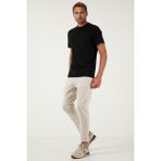 Buratti Pamuklu Slim Tapared Normal Bel Daralan Paça Jeans Erkek KOT PANTOLON 5900S66MILANO - Naturel - 29
