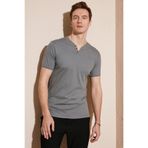 Buratti Pamuklu V Yaka Regular Fit T Shirt Erkek T SHİRT Babalar Günü Özel 5902122