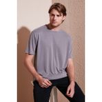 Buratti Regular Fit Bisiklet Yaka Basic T Shirt Erkek T Shirt 5902924 - Toprak - M