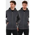 Buratti Regular Fit Kapüşonlu Kışlık 2'li Paket Sweat Erkek SWEAT 5905340S2