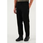 Buratti Regular Fit Normal Bel Düz Paça Erkek Eşofman Altı 5908050 SİYAH