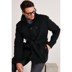 Buratti Slim Fit Cepli Pamuklu Kaşe Erkek Kaban 5841015 FÜME
