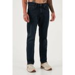 Buratti Streç Pamuklu Comfort Fit Yüksek Bel Boru Paça Jeans Erkek KOT PANTOLON 4412C25TEXAS