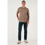 Buratti Streç Pamuklu Comfort Fit Yüksek Bel Boru Paça Jeans Erkek Kot Pantolon 4412C26TEXAS - Mavi - 32 - 32