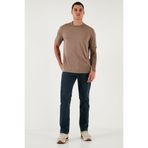 Buratti Streç Pamuklu Comfort Fit Yüksek Bel Boru Paça Jeans Erkek KOT PANTOLON 4412C26TEXAS