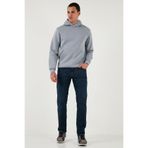 Buratti Streç Pamuklu Comfort Fit Yüksek Bel Boru Paça Jeans Erkek KOT PANTOLON 4413C41TEXAS