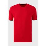 Buratti Streç Pamuklu Regular Fit Bisiklet Yaka T Shirt Erkek T Shirt 5902981 - Kırmızı - XL