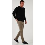 Buratti Streç Pamuklu Regular Fit Normal Bel Düz Paça Erkek Pantolon 674002 HAKİ