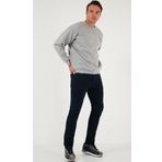 Buratti Streç Pamuklu Regular Fit Normal Bel Düz Paça Erkek Pantolon 674002 LACİVERT