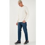 Buratti Streç Pamuklu Slim Fit Normal Bel Boru Paça Jeans Erkek Kot Pantolon 5900S28MILANO LACİVERT