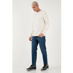 Buratti Streç Pamuklu Slim Fit Normal Bel Boru Paça Jeans Erkek KOT PANTOLON 5900S28MILANO