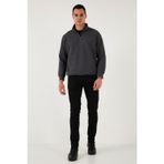 Buratti Streç Pamuklu Slim Fit Normal Bel Dar Paça Jeans Erkek Kot Pantolon 1115C01NAPOLI SİYAH