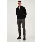 Buratti Streç Pamuklu Slim Fit Normal Bel Dar Paça Jeans Erkek Kot Pantolon 1115C24NAPOLI - Füme - 32 - 32