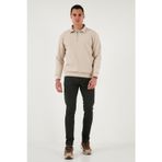 Buratti Streç Pamuklu Slim Fit Normal Bel Dar Paça Jeans Erkek Kot Pantolon 1115C24NAPOLI NEFTİ